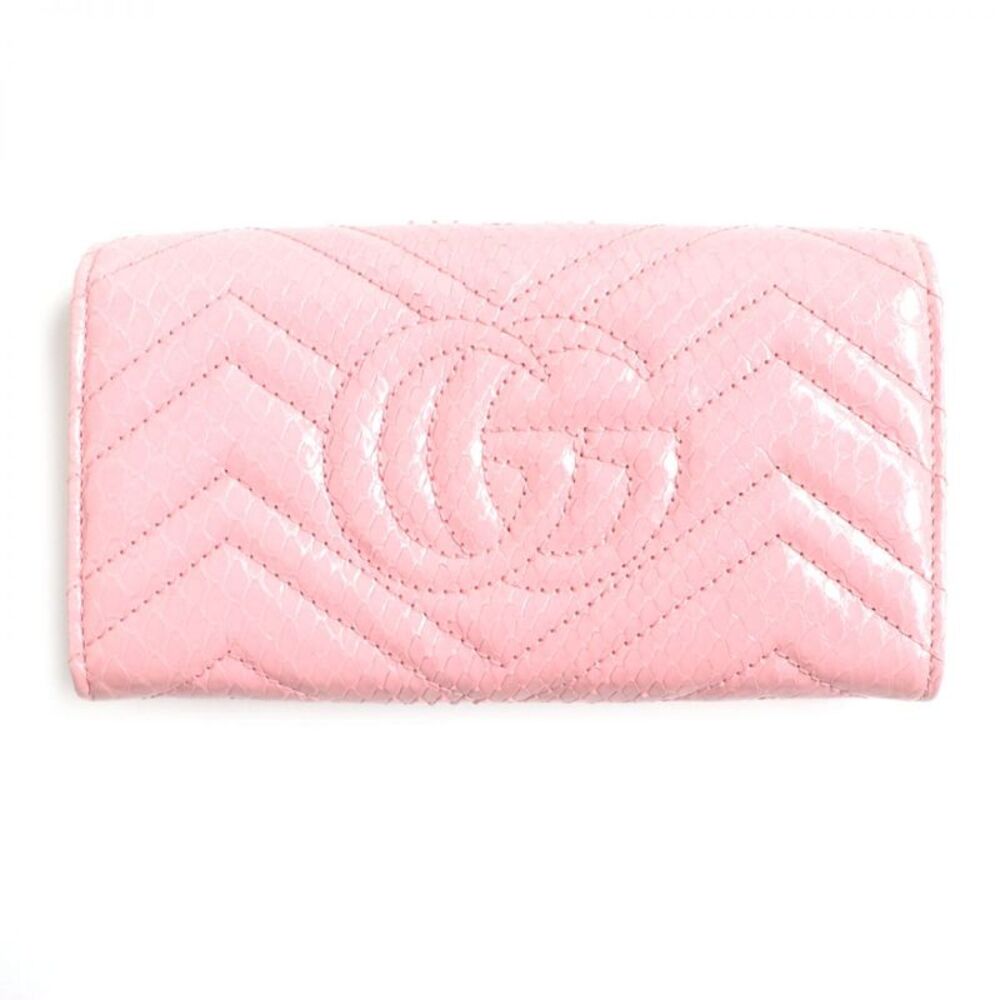 Gucci GG Marmont Python Leather Wallet - Picture 3 of 3
